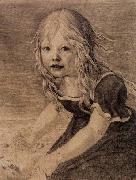 Karl friedrich schinkel Portrait of the Artist's Daughter, Marie Spain oil painting artist